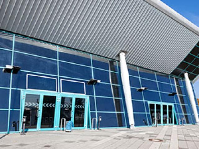 Building front entrance